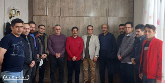 دیدار فعالین آزربایجانی با «ابراهیم رشیدی» پس از آزادی