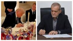 ترامپ و پزشکیان تفاهمنامه پایان دادن به جنگ را امضا کردند